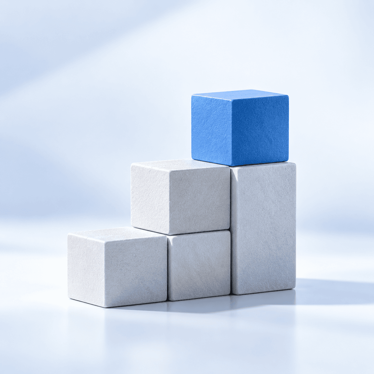 Progressive blocks representing clarified priorities