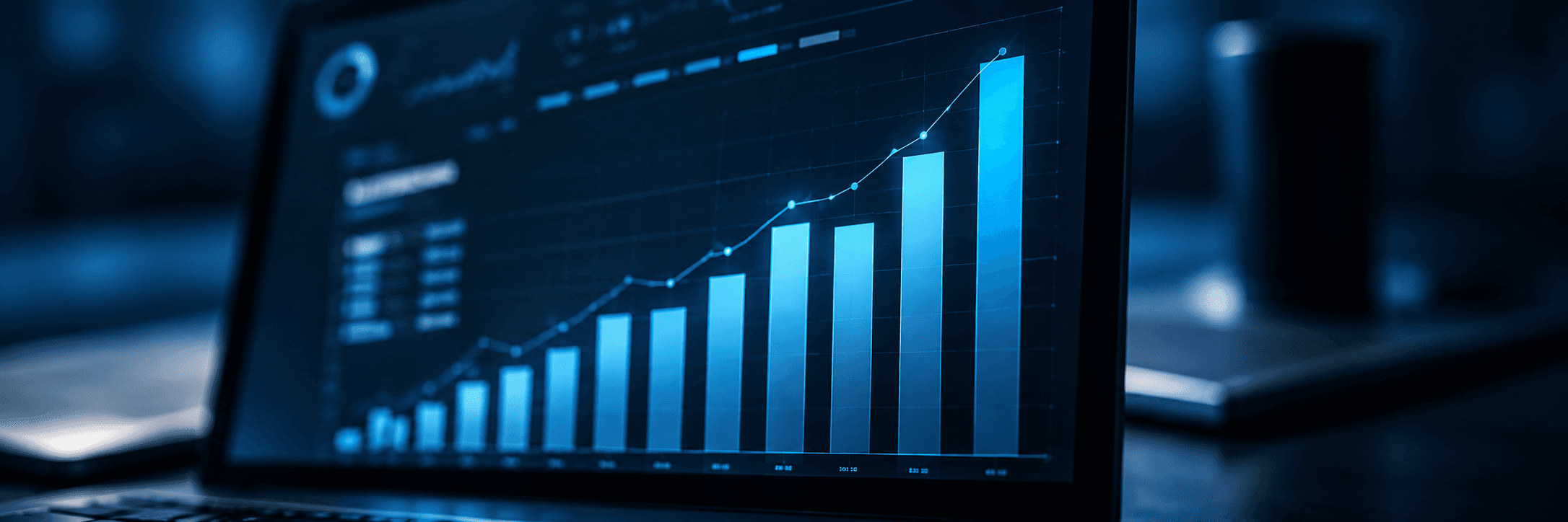 Analytics dashboard representing measurement