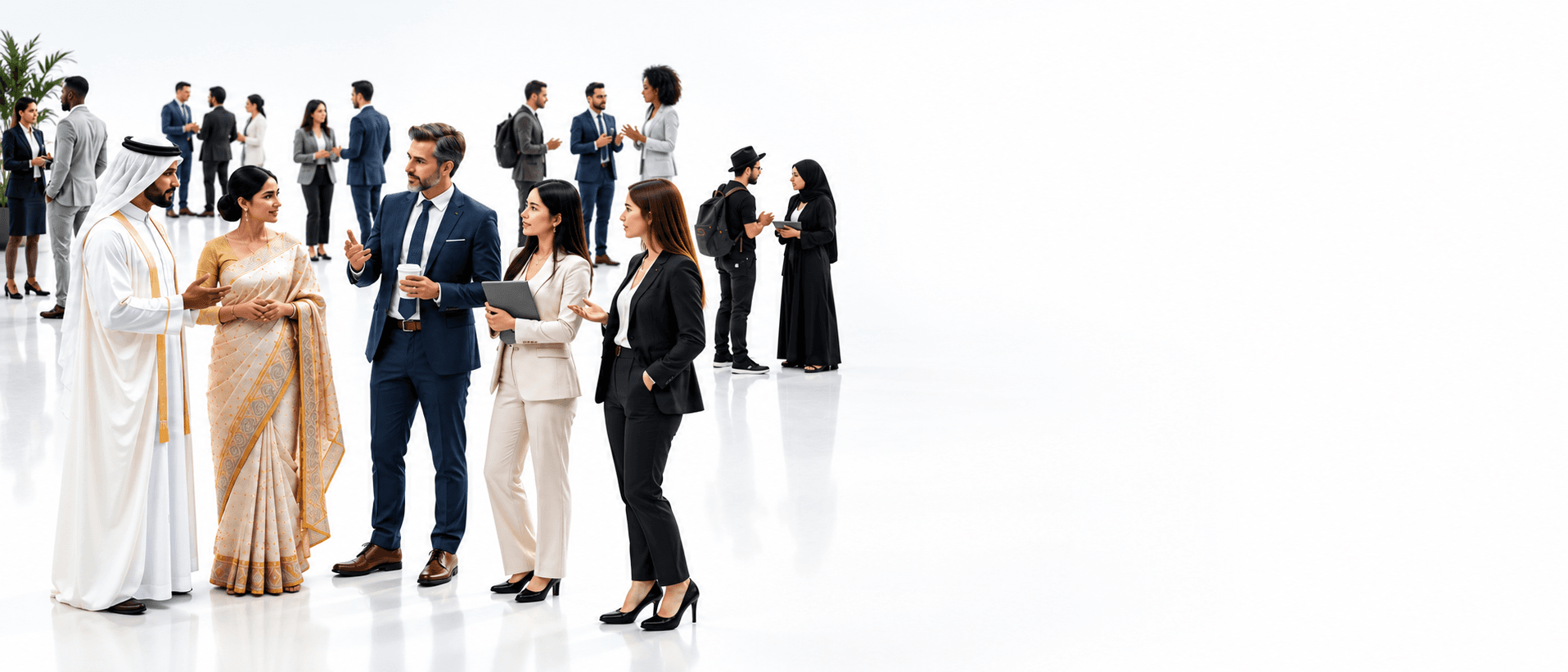A diverse international community of business promoters, investors, strategic partners, professionals and experts in conversation.